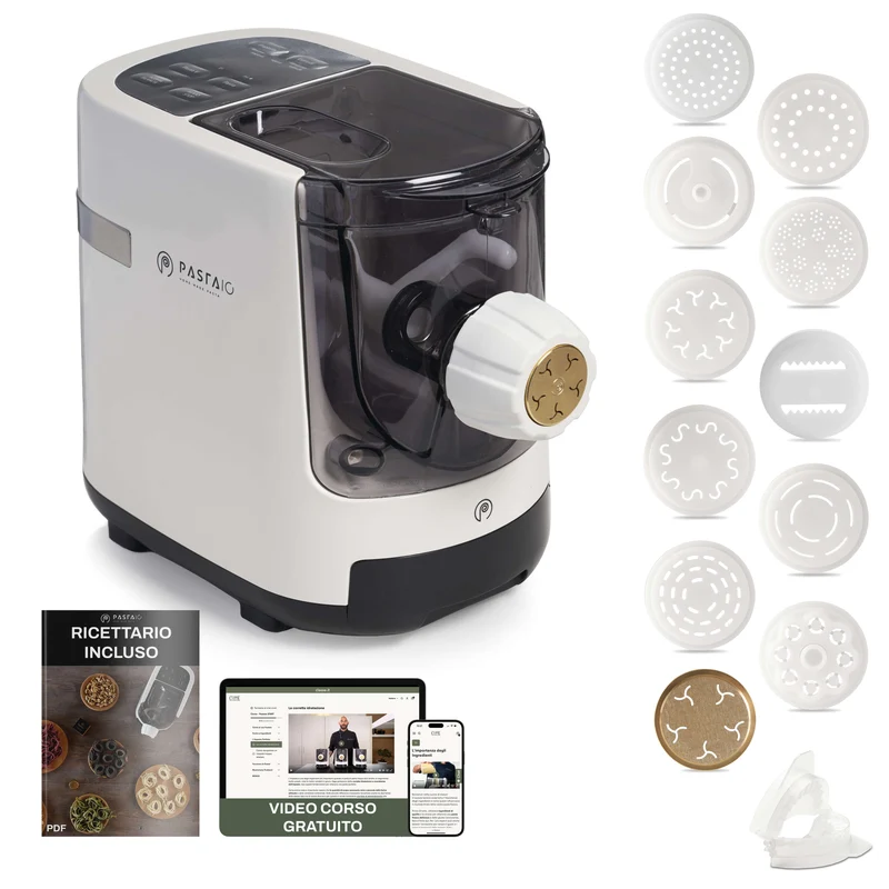 Macchina per la Pasta con 12 Trafile | PASTAIO Pasta Maker