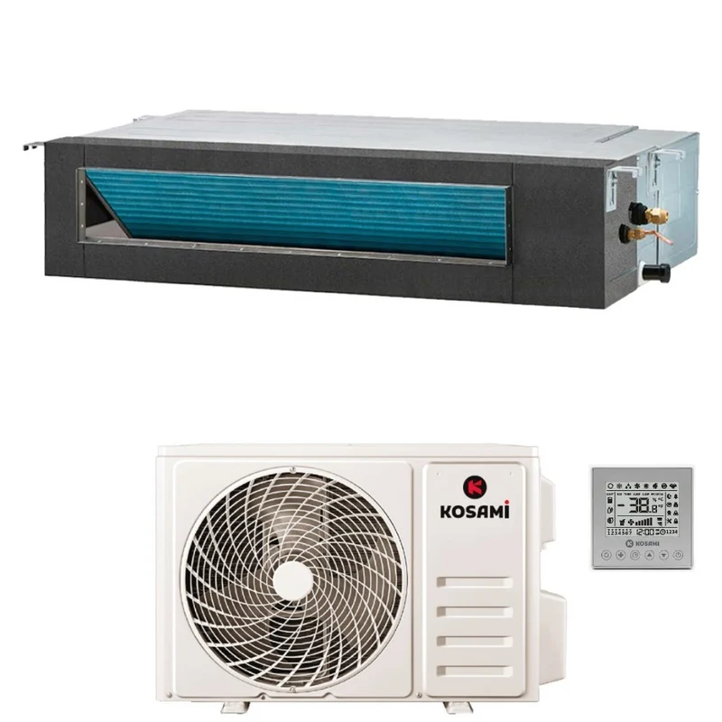 Condizionatore Canalizzato Kosami 9000 Btu R-32 Wi-Fi Integrato con Comando a Filo