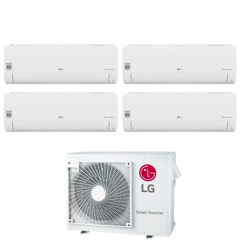 Condizionatore Quadri Split LG LIBERO SMART 9+9+9+18 con MU5R30 U36A0 R-32 Wi-Fi Integrato