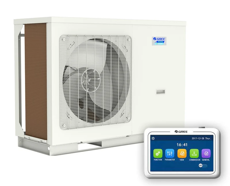 GREE MINI CHILLER POMPA DI CALORE VERSATI III ARIA/ACQUA INVERTER R32 MONOFASE 8 KW - COMANDO TOUCH WIFI INCLUSO