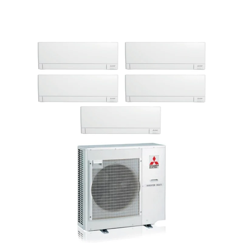 Condizionatore Penta Split Mitsubishi Electric MSZ-AY 7+9+9+9+12 con MXZ-5F102VF R-32 Wi-Fi Integrato