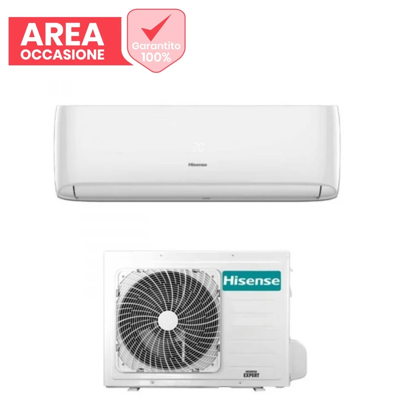 AREA OCCASIONI 5142 Condizionatore Hisense EASY SMART 9000 Btu CA25YR4BG R-32 Wi-Fi Integrato