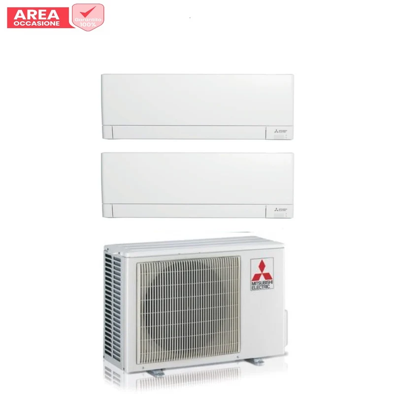 AREA OCCASIONE 5035 Condizionatore Dual Split Mitsubishi Electric MSZ-AY 9+12 con MXZ-2F53VF R-32 Wi-Fi Integrato