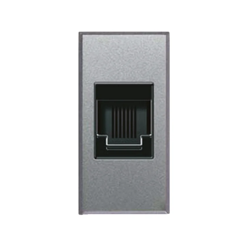PRESA RJ11 AVE SERIE ALLUMIA S44 MORSETTI A VITE 6 POLI/4 CONTATTI 1 MODULO 443024