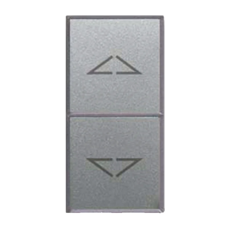 COMMUTATORE A PULSANTE CON FRECCE DIREZIONALI AVE SERIE ALLUMIA S44 1P 10A (3 MORESTTI) 1 MODULO 443053