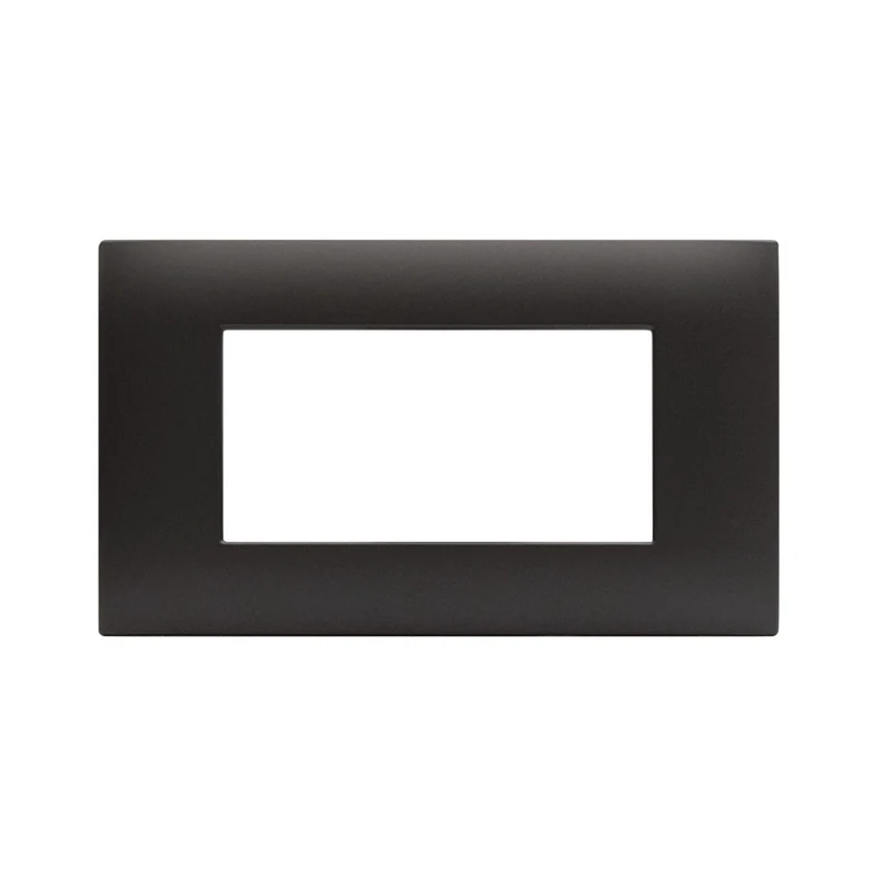 PLACCA IN PLASTICA TECNOPOLIMERO AVE SERIE YOUNG S44 PER SCATOLA RETTANGOLARE 4 MODULI 44PJ04GTK