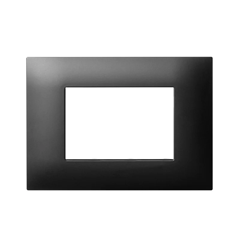 PLACCA IN PLASTICA TECNOPOLIMERO AVE SERIE YOUNG S44 PER SCATOLA RETTANGOLARE 3 MODULI 44PJ03GTK