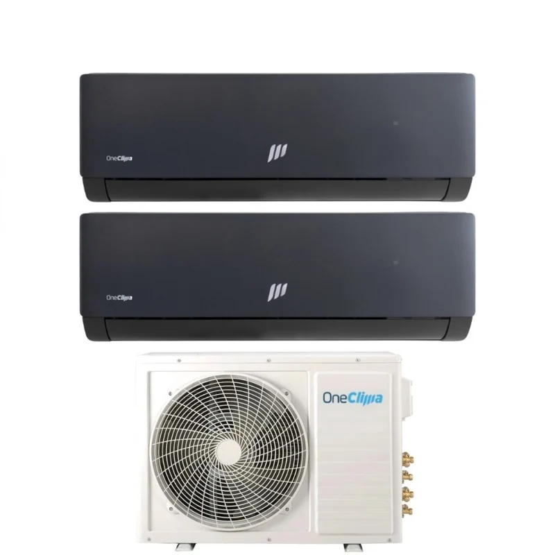 Condizionatore Dual Split OneClima Prime Black 9+9 con MLT14x2/Y24 R-32 Wi-Fi Integrato