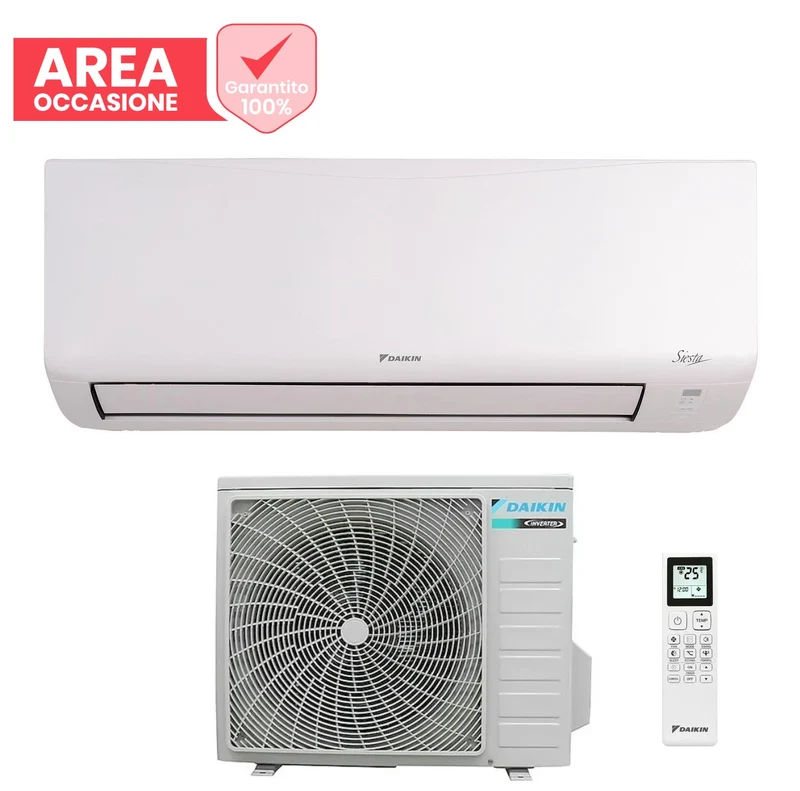 AREA OCCASIONI 3033 Condizionatore Daikin SIESTA ATXC-D 18000 Btu ATXC50D R-32 Wi-Fi Optional