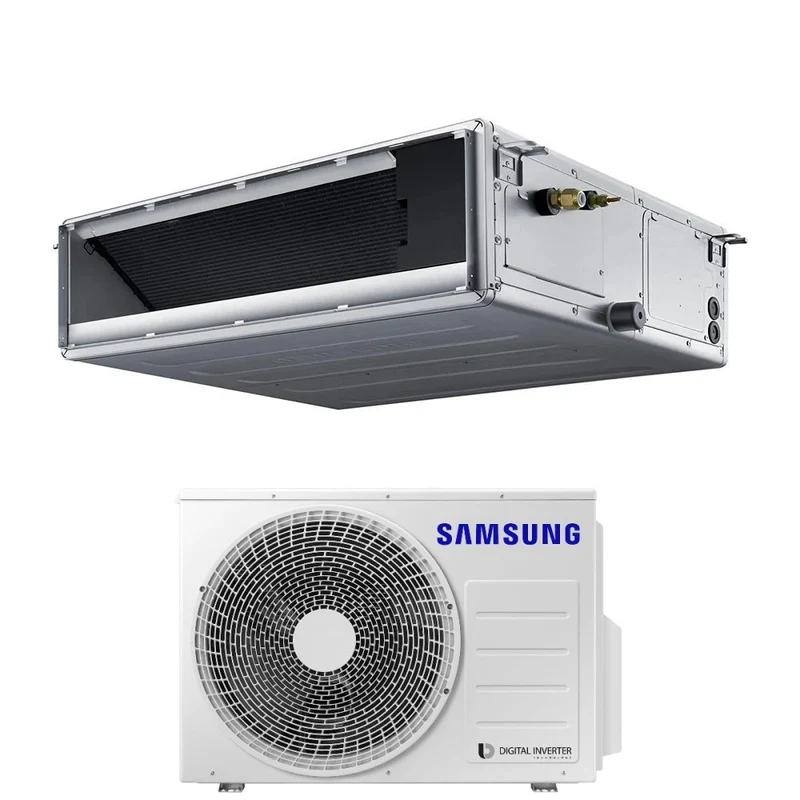 Condizionatore Canalizzato Samsung 12000 Btu AC035RNMDKG Media Prevalenza R-32 Wi-Fi Optional