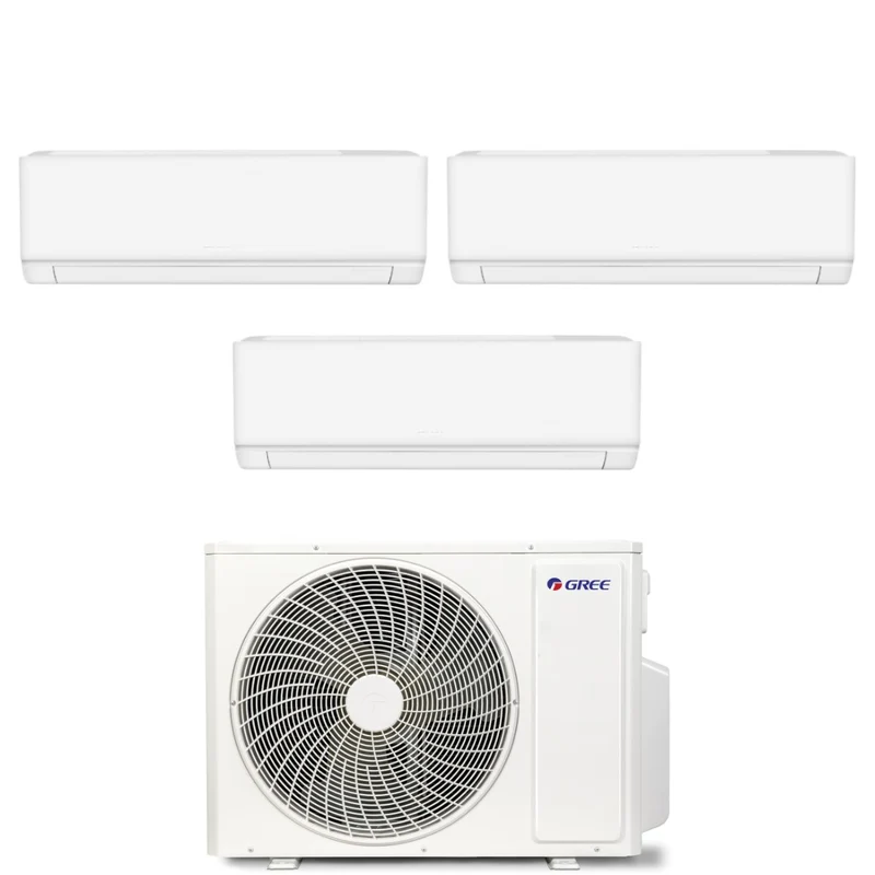 Condizionatore Trial Split Gree Cosmo 9+9+12 con GWHD(36)NK6OO R-32 Wi-Fi Integrato