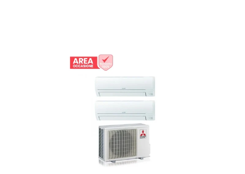 AREA OCCASIONI 3004 Condizionatore Dual Split Mitsubishi Electric Smart MSZ-HR 9+9 con MXZ-2HA40VF R-32 Wi-Fi Optional