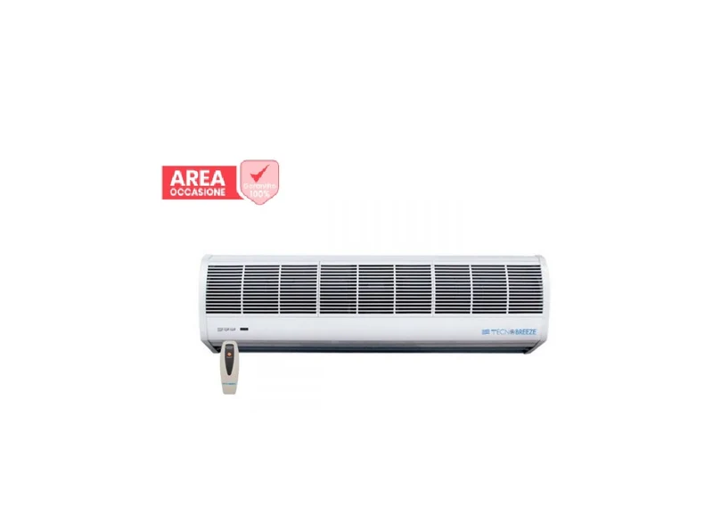 AREA OCCASIONI 2996 Barriera D'Aria Centrifuga Tecnogas Tecnobreeze Natural Wind 150 cm con Telecomando