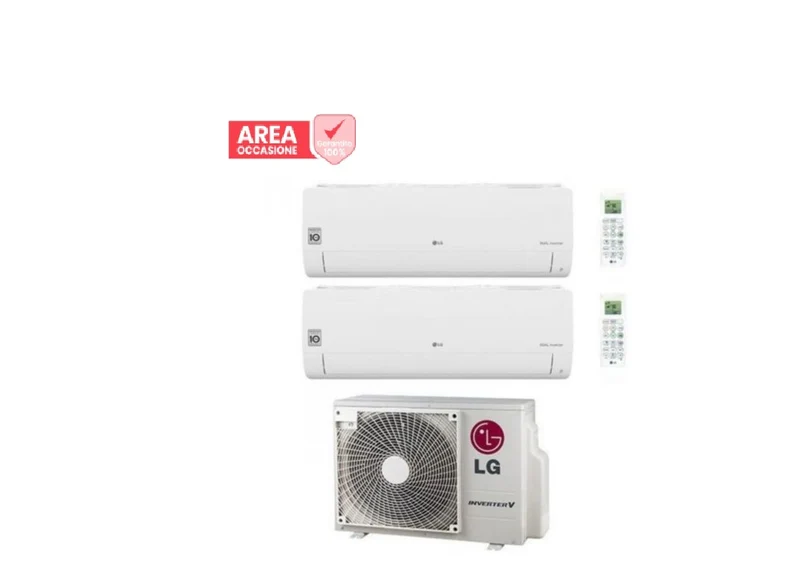 AREA OCCASIONI 2995 Condizionatore Dual Split LG Libero Smart 9+9 con MU2R17 R-32 Wi-Fi Integrato
