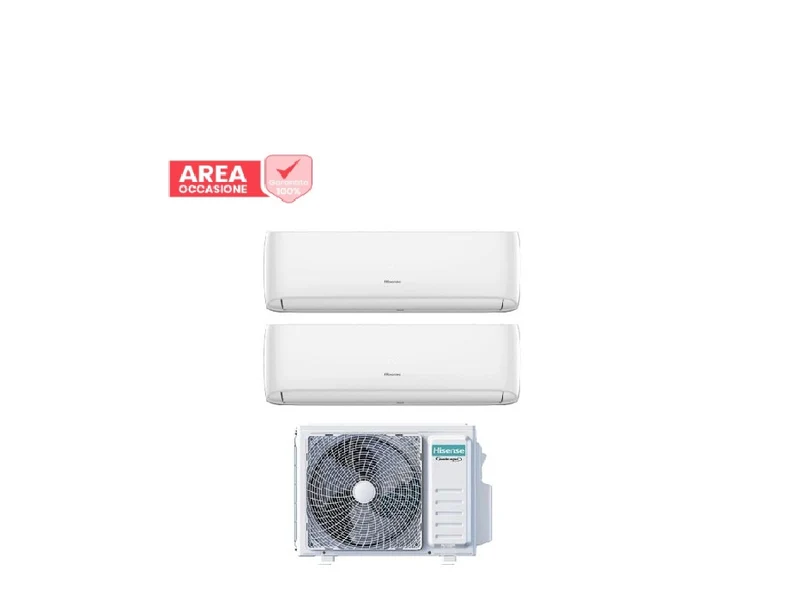AREA OCCASIONI 2986 Condizionatore Dual Split Hisense Hi-Comfort 7+9 con 2AMW35U4RGC R-32 Wi-Fi Integrato