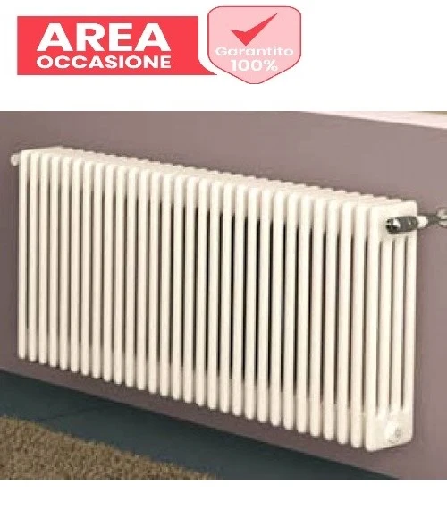 AREA OCCASIONI 3007 Batteria completa Radiatore Termosifone in acciaio tubolare Cordivari Ardesia 3 Colonne da 3 a 24 elementi h 856 mm interasse 800 mm tappi e riduzioni inclusi 8 elementi h. 856