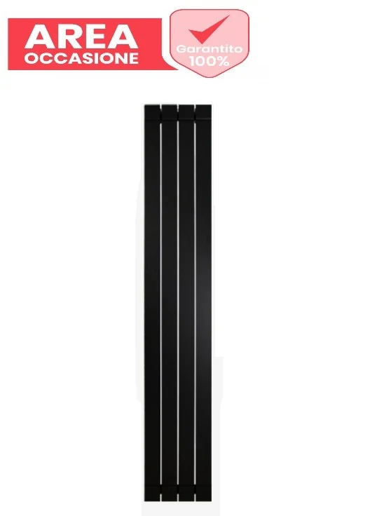 AREA OCCASIONI 3075 Radiatore in Alluminio Fondital Garda S90 da 3 a 6 Elementi con Interasse 2000 mm Black Coffee - 5 elementi