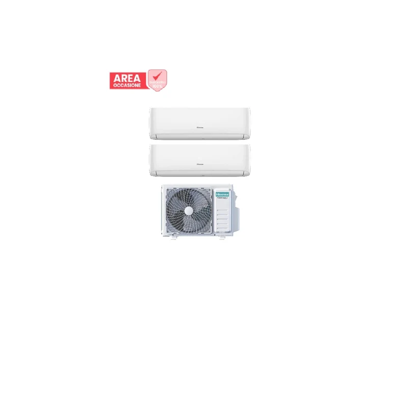 AREA OCCASIONI 2838 Condizionatore Dual Split Hisense Hi-Comfort 9+9 con 2AMW42U4RGC Dual Split R-32 Classe A++/A+