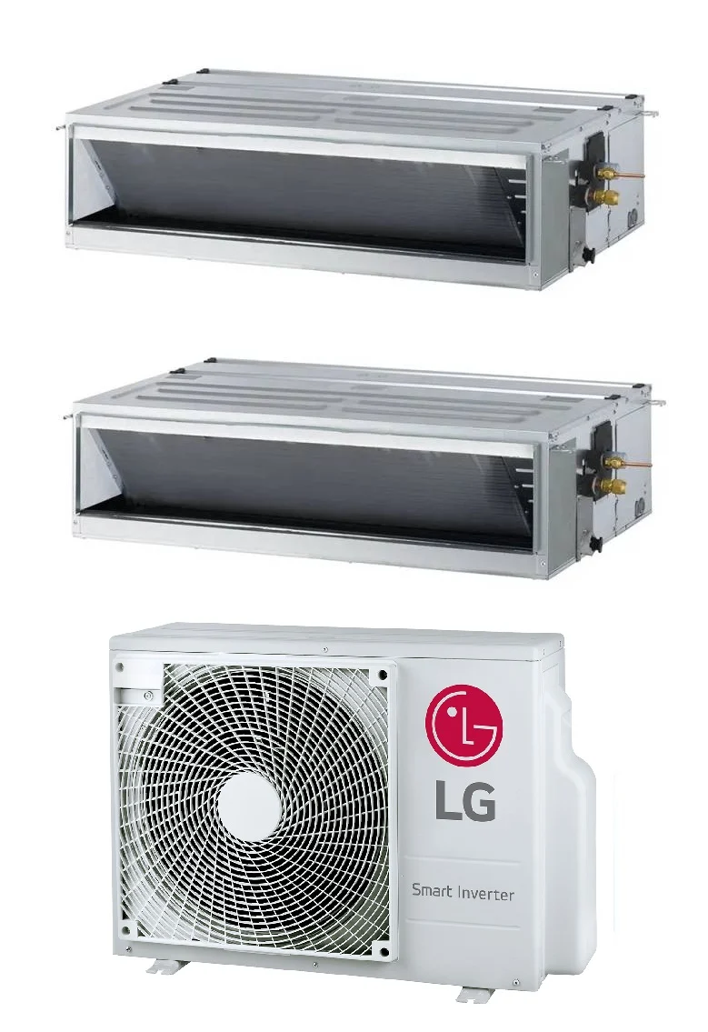 Condizionatore Canalizzato Dual Split LG Standard 9+18 Btu con MU3R19 R-32 Wi-Fi Optional