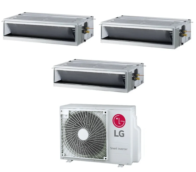 Condizionatore Canalizzato Trial Split LG Standard 9+9+9 Btu con MU3R19 R-32 Wi-Fi Optional
