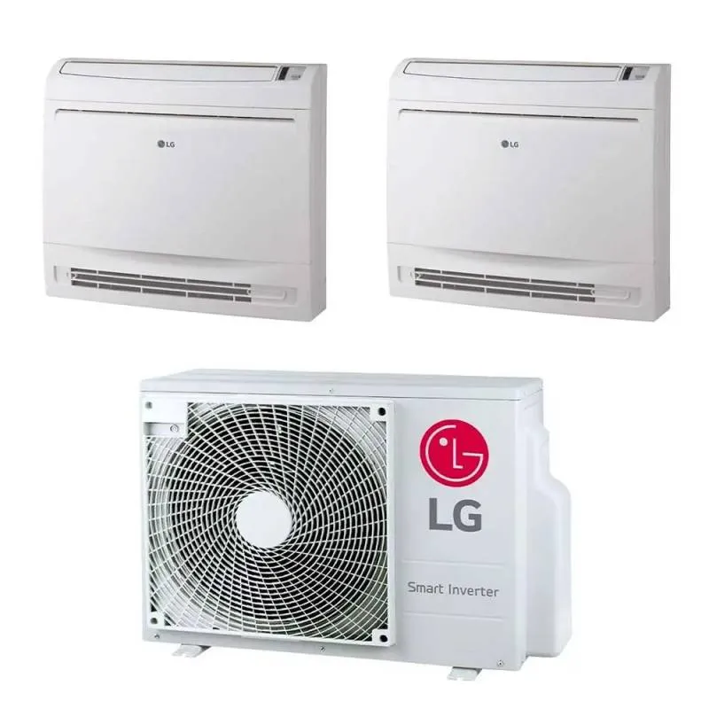 Condizionatore Dual Split Console LG 9+9 Btu con MU2R17 R-32 Wi-Fi Optional