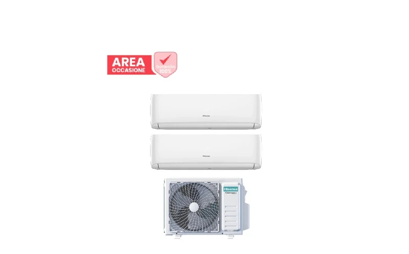 AREA OCCASIONI 2927 Condizionatore Dual Split Hisense Hi-Comfort 9+9 con 2AMW42U4RGC R-32 Wi-Fi Integrato