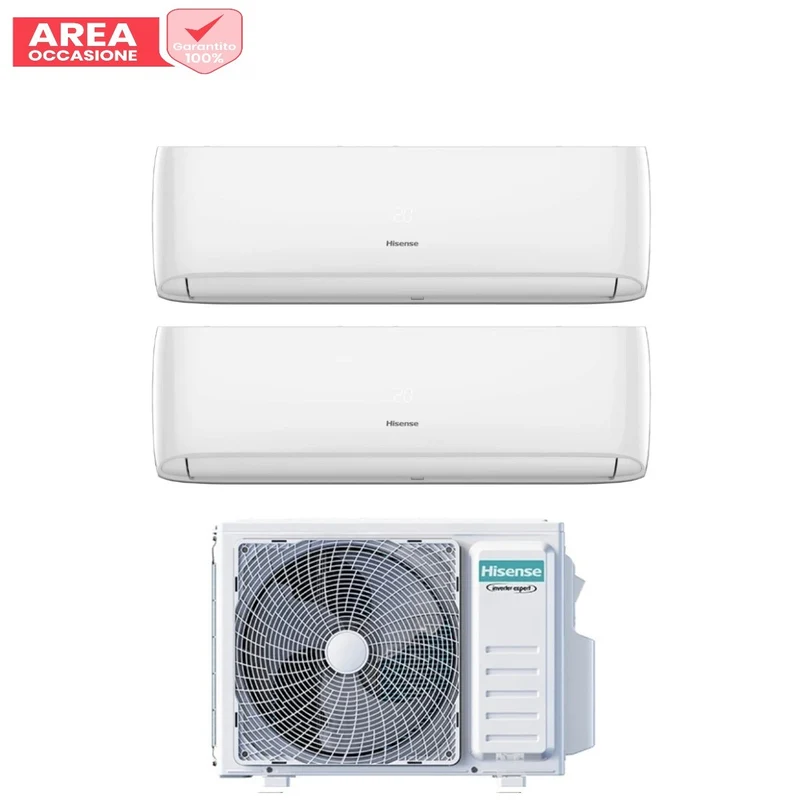 AREA OCCASIONE 2882 Condizionatore Dual Split Hisense Hi-Comfort 9+9 con 2AMW42U4RGC R-32 Wi-Fi Integrato