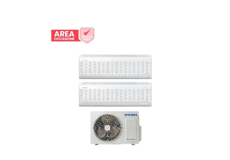 AREA OCCASIONI 2816 Condizionatore Dual Split Samsung WindFree Elite S2 9+9 con AJ050TXJ2KG R-32 Wi-Fi integrato