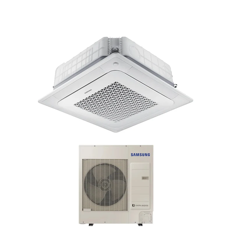 Condizionatore a Cassetta 4 Vie Samsung Windfree 36000 Btu AC100RN4DKG Trifase R-32 Wi-Fi Optional con Pannello