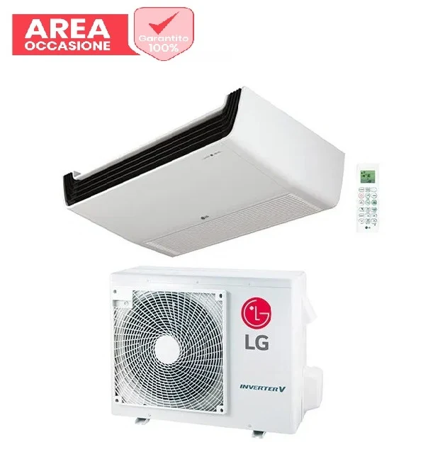 AREA OCCASIONI 2881 Condizionatore a Soffitto LG Compact 18000 Btu UV18F R-32 Wi-Fi Optional con Telecomando