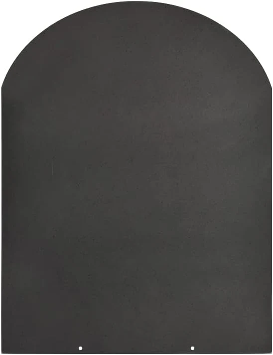 Pedana salvapavimento per stufe a legna e pellet in acciaio 90x80
