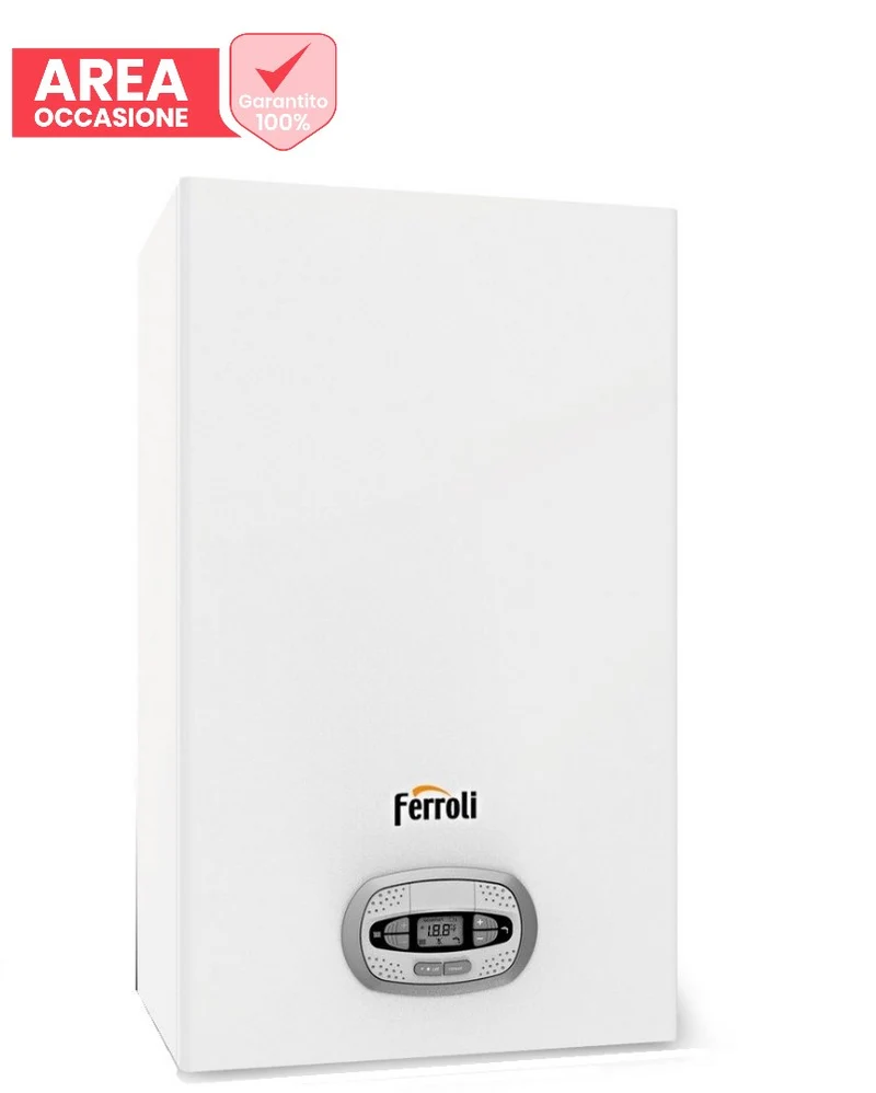 AREA OCCAIONI 2714 Caldaia a Condensazione Ferroli Bluehelix Tech Rrt 24C Metano con Kit Scarico Fumi