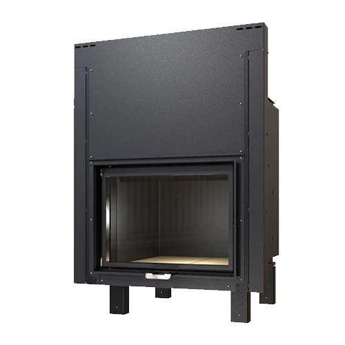 Termocamino a Legna CTM Basic Eco S1 30 kW per Produzione ACS con Scambiatore Full Link e Scomparsa Verticale