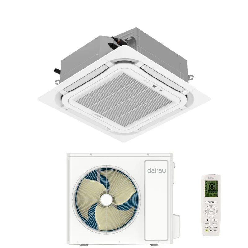 Daitsu Kassetten-Klimaanlage 60000 Btu AUD60TKDBS, dreiphasig, R-32, WLAN, optional mit Fernbedienung und Grill
