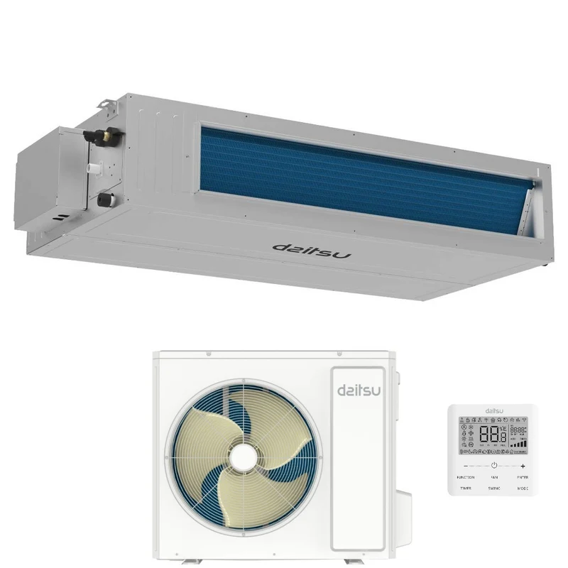 Daitsu Kanalklimaanlage 60000 Btu ACD60TKDBS Dreiphasiges R-32 Integriertes WLAN mit Kabelsteuerung