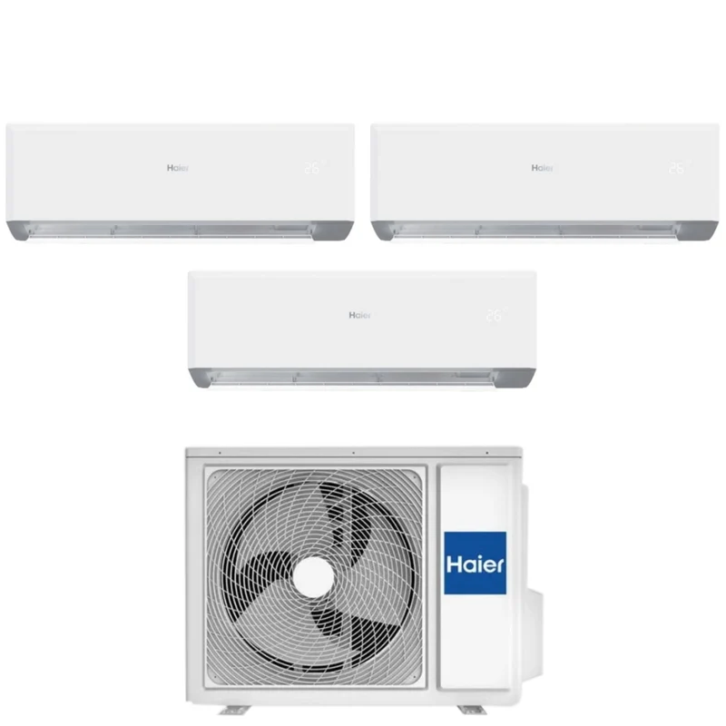 Haier 9+9+12 BTU Trio-Split Klimaanlage R-32 WLAN integriert | 3U55MEEFRA