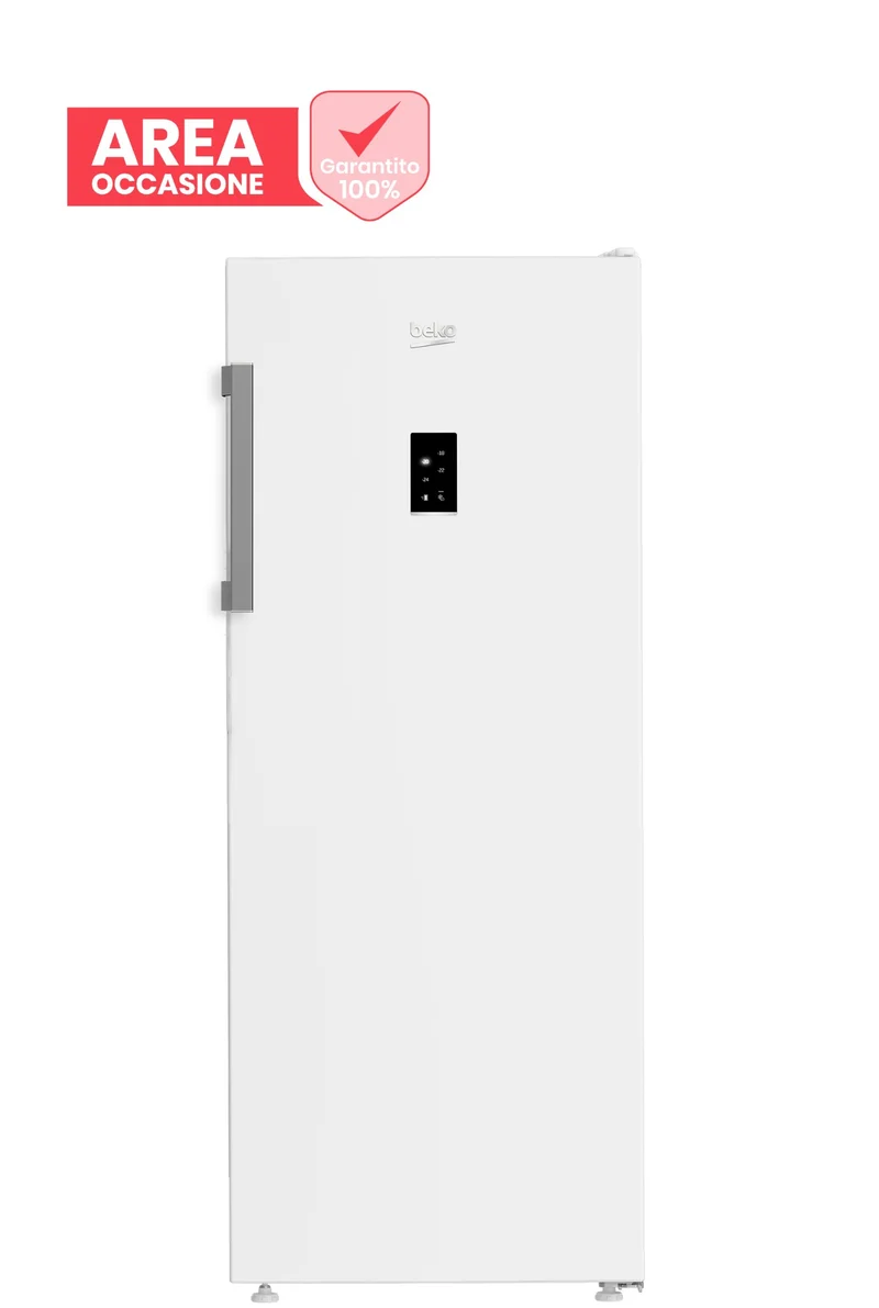 AREA OCCASIONI 2671 Congelatore Verticale Beko B3RFNE274W 220 Litri Classe E No Frost (A151,5xL59,7xP75,4) Bianco