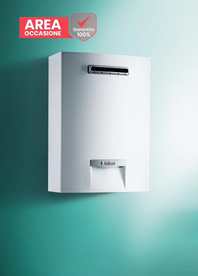 AREA OCCASIONI 2391 Scaldabagno a Gas Vaillant per esterno outsideMAG 17 litri low NOx cod. MAG 178/1-5 RT GPL