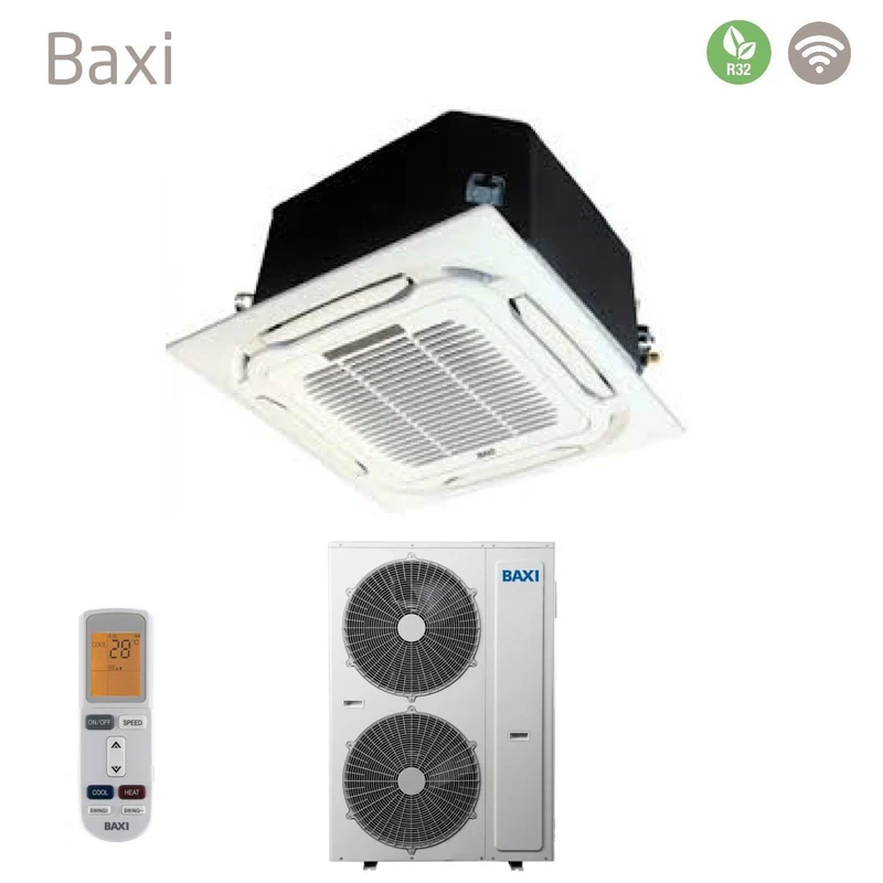 Baxi 4-Wege-Kassetten-Klimaanlage 60000 Btu R-32 Wi-Fi optional