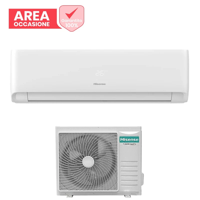 AREA OCCASIONI 2533 Condizionatore Hisense Ecosense 9000 Btu KF25MR01G R-32 Wi-Fi Integrato