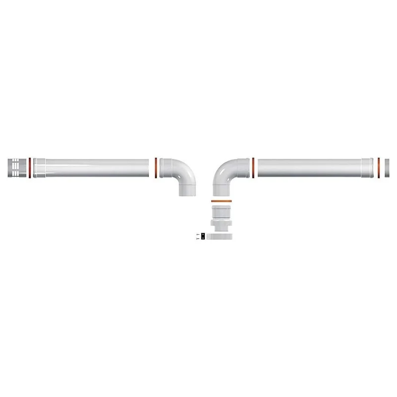 Kit Fumi Sdoppiato Originale Ferroli 041082X0 per Caldaia a Condensazione