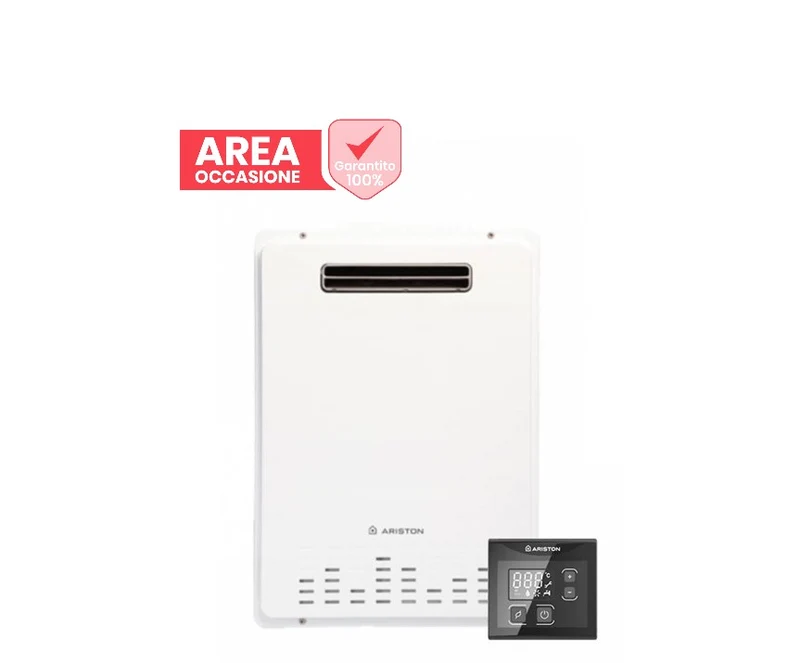AREA OCCASIONI 2499 Scaldabagno a Gas Ariston NEXT EVO X OUTDOOR 16 EU Metano 16 lt Da Esterno Low NOx 3632459