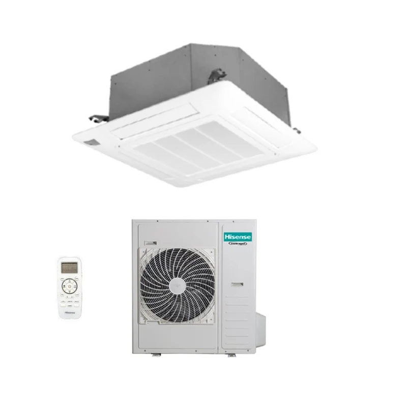 Condizionatore Hisense a Cassetta 42000 Btu R-32 Wi-Fi Optional con Telecomando e Pannello Incluso