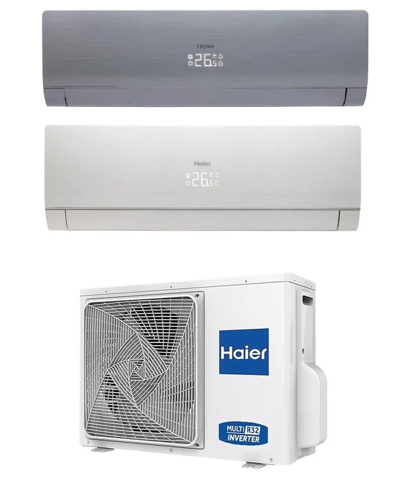 Haier Nebula Green 7+9 Dual-Split-Klimaanlage mit 2U40S2SM1FA R-32 integriertem WLAN