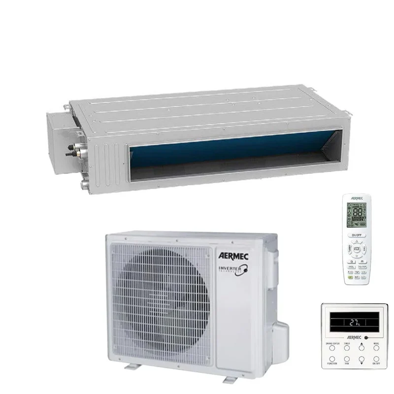 Condizionatore Aermec Canalizzato 29000 Btu R-32 LCG850D con Telecomando e Comando a Filo