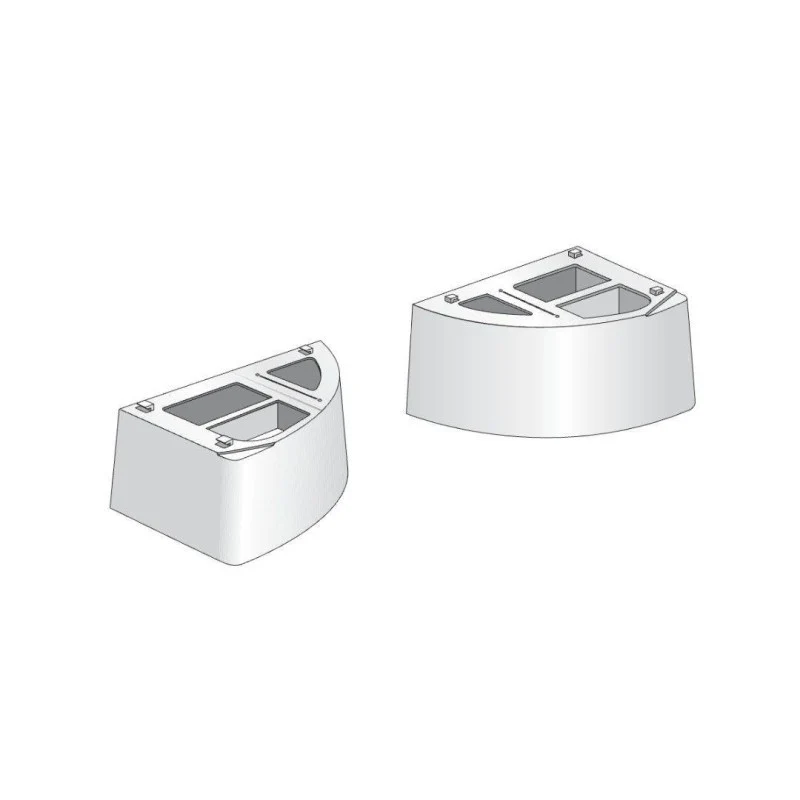 Piedini Di Appoggio Aermec ZH1B per Ventilconvettore Omnia
