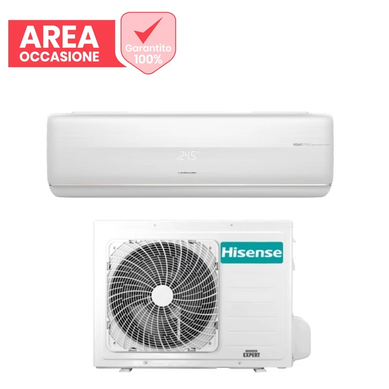 AREA OCCASIONI 2397 Condizionatore Hisense Inverter serie FRESH MASTER 9000 Btu QF25XW00G R-32 Wi-Fi Integrato Classe A+++