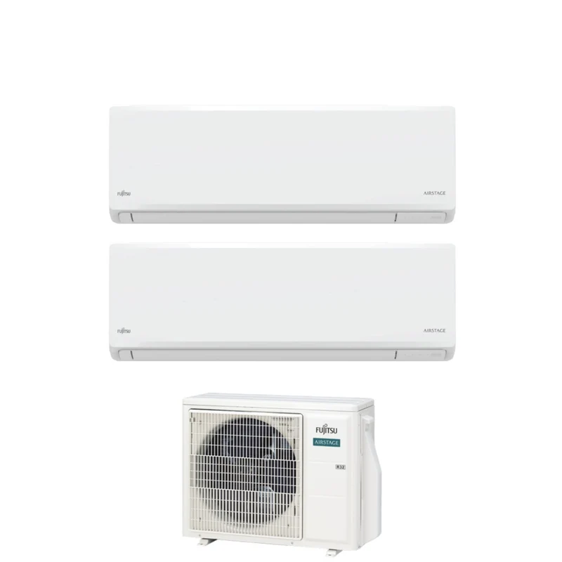 Condizionatore Dual Split Fujitsu KN Airstage 9+12 con AOEG18KBCA2 R-32 Wi-Fi Integrato