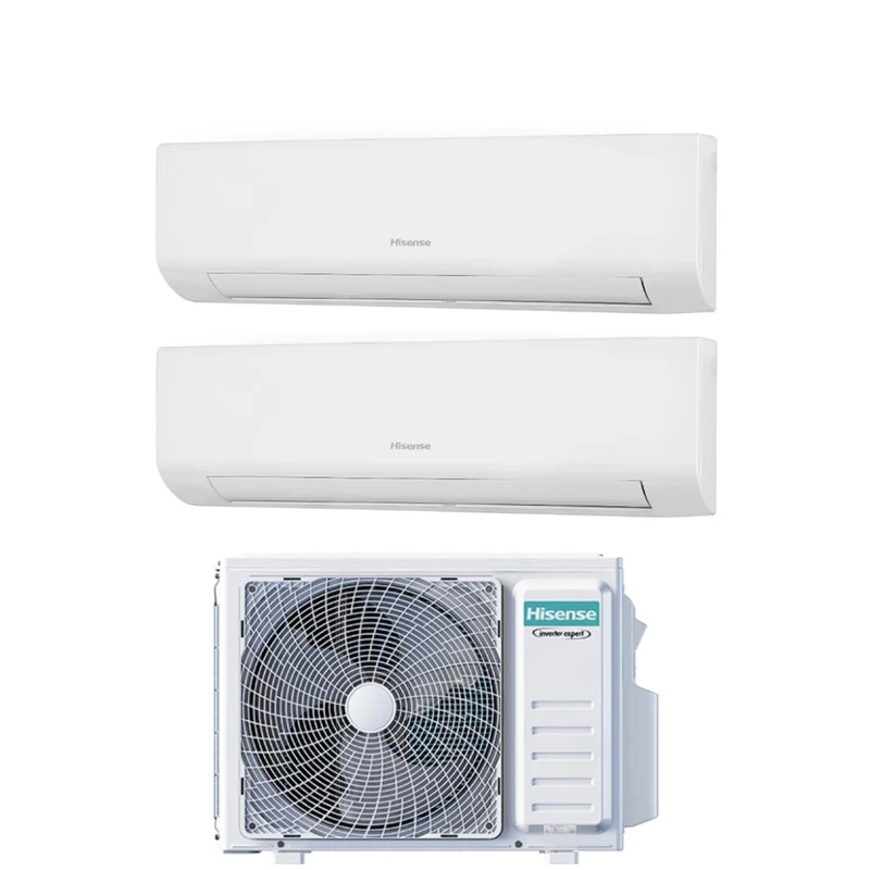 Hisense Energy Ultra 7+7 Dual-Split-Klimaanlage mit 2AM-FunktionW42U4RGC R-32 Integriertes WLAN