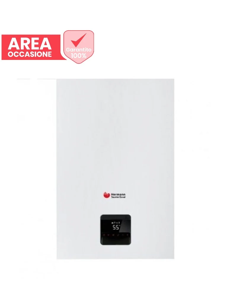 AREA OCCASIONI 2255 Caldaia a Condensazione Hermann Saunier Duval THEMATEK CONDENS 24 AS/1 kW Metano o GPL Completa di Kit Fumi
